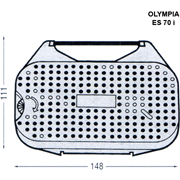 BASIC OLYMPIA CINTA MAQUINA GR308C 2857SC ES70